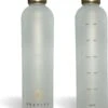 Merkloos 2Refill Luxe Drinkfles Met Tijdmarkeringen - Motiverende Waterfles - Volwassenen - Wit/Goud - 1 Liter/1000 ML - BPA Vrij - Motivatiefles - Motivatie - Sportfles - Fitness - Cadeau -Waterfles Voor Buiten 1026x1200 1