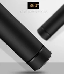 Thermosfles 500 Ml - Met Thee Filter - Mat Zwart -Waterfles Voor Buiten 1035x1200