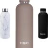 TIGR The Minimalist - Drinkfles - Thermosfles - RVS - 500ml - Taupe -Waterfles Voor Buiten 1047x1200 4
