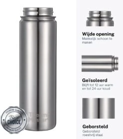 Thermo Master MasterBottle Drinkfles Met 3 Doppen - 650 Ml - Staal 8 Thermo Master MasterBottle Drinkfles Met 3 Doppen - 650 Ml - Staal -Waterfles Voor Buiten 1057x1200 2