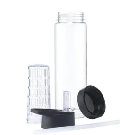 Waterfles Met Rietje - Fruit Filter - Tritan Drinkfles - Volwassenen - Zwart - Kerstcadeau -Waterfles Voor Buiten 1073x1200 1