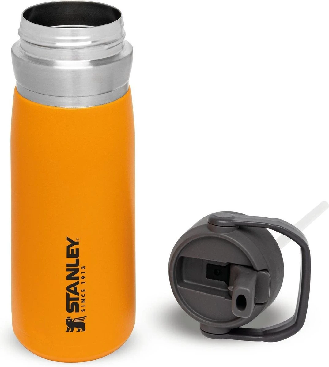 Stanley The IceFlow™ Flip Straw Water Bottle 0,65L - Thermosfles - Saffron 5 Stanley The IceFlow™ Flip Straw Water Bottle 0,65L - Thermosfles - Saffron - Afbeelding 3