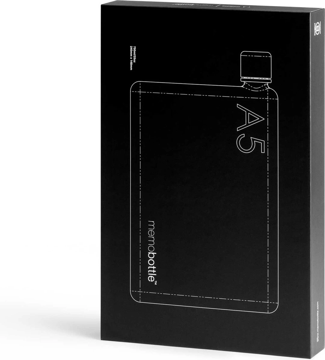 Memobottle A5 - Drinkfles In A5 Formaat - Plastick 6 Memobottle A5 - Drinkfles In A5 Formaat - Plastick - Afbeelding 4