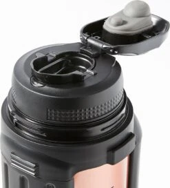 Lock&Lock Thermoskan - Isoleerkan - Thee En Koffie - Lekvrij - 1,5 Liter - RVS - Inklapbaar Handvat - Koper Roze -Waterfles Voor Buiten 1088x1200 6