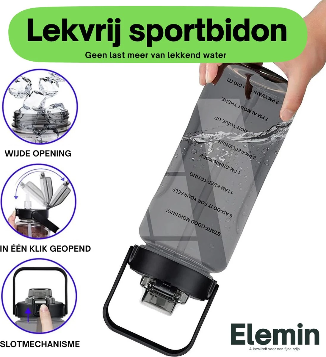 Waterfles 2 Liter + Hoes En Draagband Voor Telefoon - Sportfles - Sport Bidon - Waterfles Met Rietje - Waterkan - Gallon - Schenkfles - Bottle - Drinkfles 2 Liter 6 Waterfles 2 Liter + Hoes En Draagband Voor Telefoon - Sportfles - Sport Bidon - Waterfles Met Rietje - Waterkan - Gallon - Schenkfles - Bottle - Drinkfles 2 Liter - Afbeelding 4