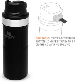 Stanley Trigger-Action Travel Mug 0.35L - Thermosfles - Matt Black -Waterfles Voor Buiten 1096x1200 7