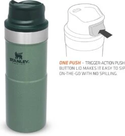 Stanley Trigger-Action Travel Mug 0.35L - Thermosfles - Hammertone Green -Waterfles Voor Buiten 1103x1200 3