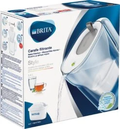 BRITA - Waterfilterkan Style Cool - Grijs - 2,4L -Waterfles Voor Buiten 1113x1200 1