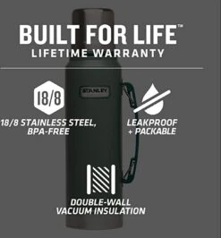 Stanley The Legendary Classic Bottle 0,75L - Thermosfles - Hammertone Green 23 Stanley The Legendary Classic Bottle 0,75L - Thermosfles - Hammertone Green -Waterfles Voor Buiten 1113x1200 16