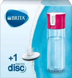BRITA - Waterfilterfles VITAL - 0,6L - Roze - Inclusief 1 MicroDisc Waterfilter -Waterfles Voor Buiten 1114x1200 1