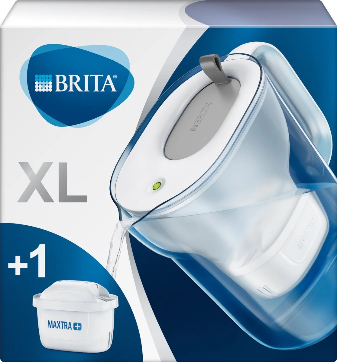 BRITA - Waterfilterkan Style XL - Grijs - 3,5L 4 BRITA - Waterfilterkan Style XL - Grijs - 3,5L - Afbeelding 2