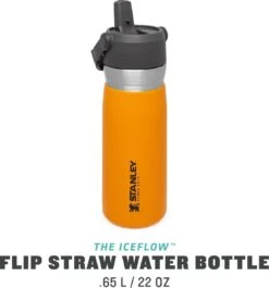 Stanley The IceFlow™ Flip Straw Water Bottle 0,65L - Thermosfles - Saffron 26 Stanley The IceFlow™ Flip Straw Water Bottle 0,65L - Thermosfles - Saffron -Waterfles Voor Buiten 1120x1200 1