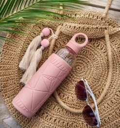 Libbey Waterfles - Glazen Drinkfles - 550 Ml - French Rose -Waterfles Voor Buiten 1126x1200