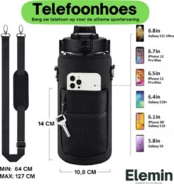 Waterfles 2 Liter + Hoes En Draagband Voor Telefoon - Sportfles - Sport Bidon - Waterfles Met Rietje - Waterkan - Gallon - Schenkfles - Bottle - Drinkfles 2 Liter 13 Waterfles 2 Liter + Hoes En Draagband Voor Telefoon - Sportfles - Sport Bidon - Waterfles Met Rietje - Waterkan - Gallon - Schenkfles - Bottle - Drinkfles 2 Liter -Waterfles Voor Buiten 1132x1200