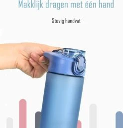 Diller Waterfles Met Rietje - Drinkfles - Handig Sluitsysteem - 750ml - Wit - Tritan & BPA-vrij -Waterfles Voor Buiten 1152x1200 1