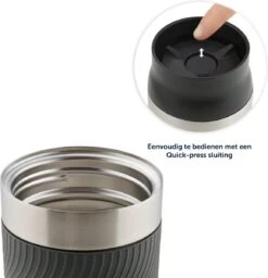 Blumtal Thermosbeker Classic - Lekvrij, BPA-Vrij En Vaatwasserbestendig - Hoge Kwaliteit Thermosfles Met Quick-Press Sluiting - Travel Mug 350 Ml - Roze -Waterfles Voor Buiten 1159x1200 1