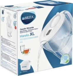 BRITA - Waterfilterkan Marella XL - Wit - 3,5L -Waterfles Voor Buiten 1159x1200