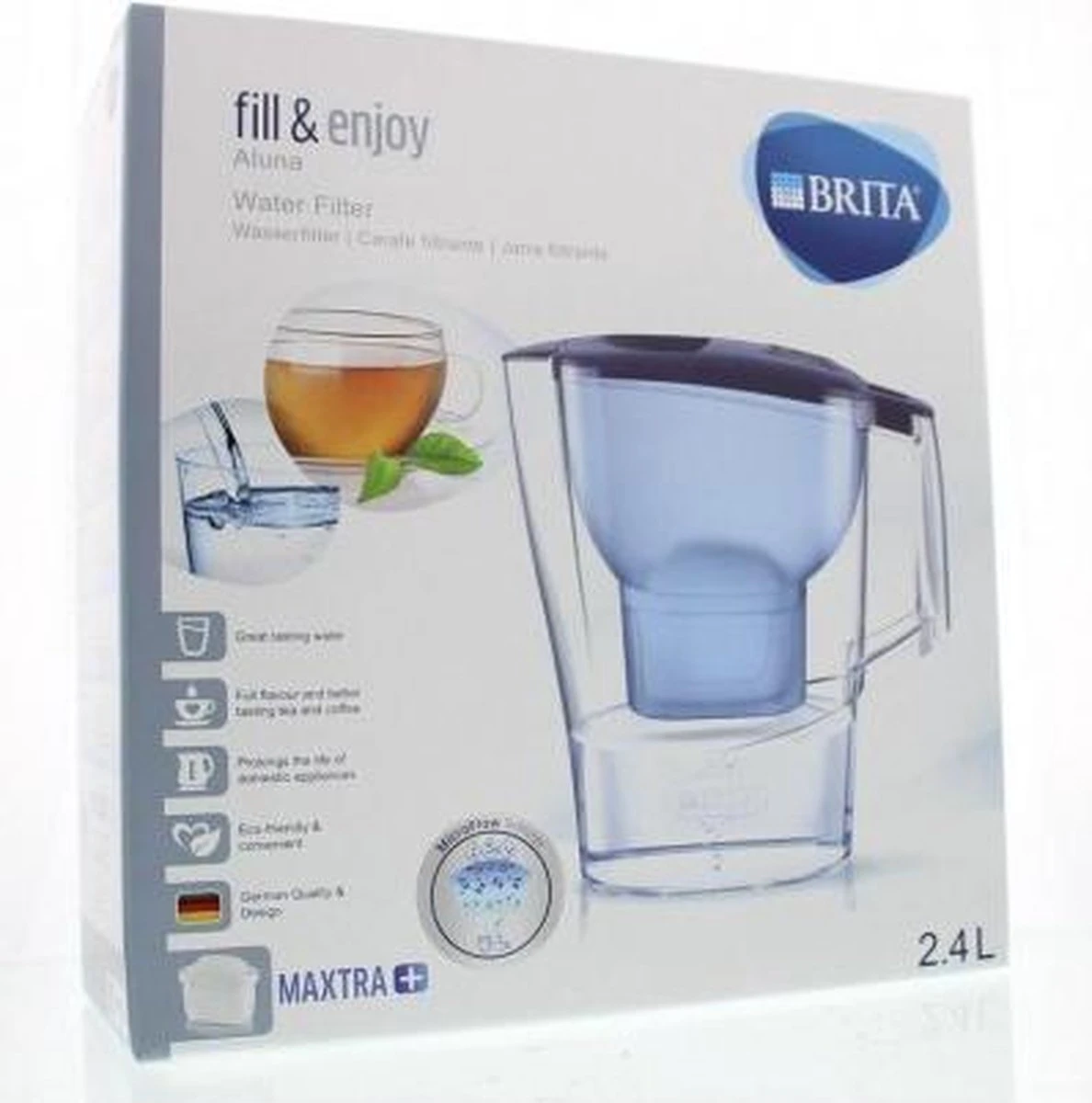 BRITA Fill&enjoy Aluna Cool Waterfilterkan - Blue 11 BRITA Fill&enjoy Aluna Cool Waterfilterkan - Blue - Afbeelding 9