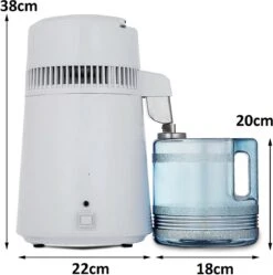 Be-Inspired® Destilleer Apparaat – Destilleerapparaat – Destilleer Ketel – Destilleerketel – Snel Destilleren - Water Destilleerder - Waterdestileerder- Maak Zelf Gedestilleerd Water - Puur Water – Zuiver Water – Automatisch Destilleerketel – 4L -Waterfles Voor Buiten 1189x1200 3