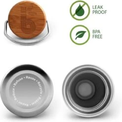 Bambaw Waterfles - 750 Ml - Roestvrij Staal - Stevig En Milieuvriendelijk 21 Bambaw Waterfles - 750 Ml - Roestvrij Staal - Stevig En Milieuvriendelijk -Waterfles Voor Buiten 1196x1200