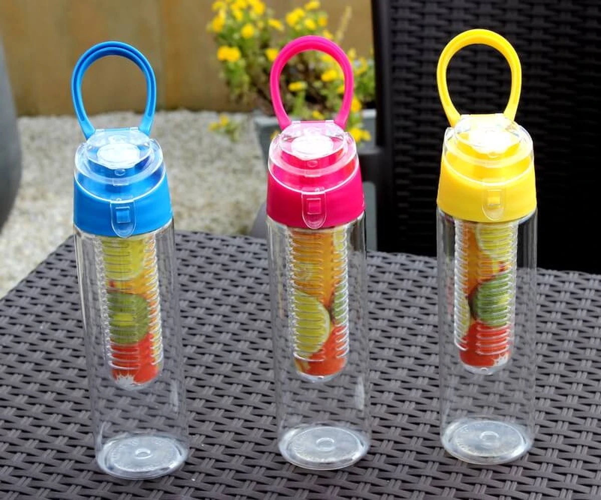 Borvat® | Waterfles Met Infuser | Fruitfilter | 800 Ml | Drinkfles | Fruitwater | Fruitbeker 6 Borvat® | Waterfles Met Infuser | Fruitfilter | 800 Ml | Drinkfles | Fruitwater | Fruitbeker - Afbeelding 4