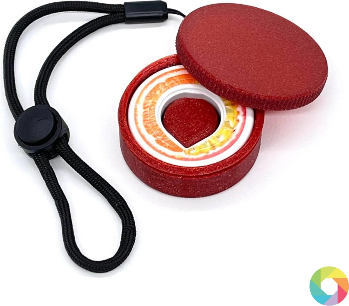 SimpleLiving Rode Case Voor Air Up Drinkfles – Hoes Voor Air Up Fles – Air Up Pods Hoesje – Air Up Pod Case 4 SimpleLiving Rode Case Voor Air Up Drinkfles – Hoes Voor Air Up Fles – Air Up Pods Hoesje – Air Up Pod Case - Afbeelding 2