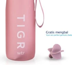 TIGR The Athlete - Drinkfles - Waterfles Met Fruit Filter - 1000ml - Rosé Goud - Met Mengbal Voor Shakes 12 TIGR The Athlete - Drinkfles - Waterfles Met Fruit Filter - 1000ml - Rosé Goud - Met Mengbal Voor Shakes -Waterfles Voor Buiten 1200x1087 1