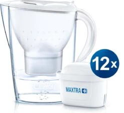 BRITA - Waterfilterkan Marella Cool - Wit - 2,4L + 12 MAXTRA+ Waterfilterpatronen -Waterfles Voor Buiten 1200x1087 2