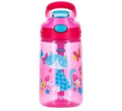 Contigo Gizmo Flip Drinkfles Kids - Cherry Cat Print - 420ml -Waterfles Voor Buiten 1200x1094 3