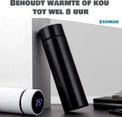 Exomar® Slimme Thermosfles Met LCD Temperatuur Display - Curver Isolatiefles 500 ML - Matte Finish - Thermosbeker - Isoleerfles - Dubbelwandige Thermosfles - Thermoskan - Travel Mug - Bidon Drinkfles - Drinkflessen - RVS - Koffiebeker - Smart Thermos 12 Exomar® Slimme Thermosfles Met LCD Temperatuur Display - Curver Isolatiefles 500 ML - Matte Finish - Thermosbeker - Isoleerfles - Dubbelwandige Thermosfles - Thermoskan - Travel Mug - Bidon Drinkfles - Drinkflessen - RVS - Koffiebeker - Smart Thermos -Waterfles Voor Buiten 1200x1145 2