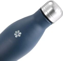 Juicy Blossom Drinkfles - 500ml - Stainless Steel Bottle - Roestvrij Staal - Waterfles - Drinkbus - Thermosfles (Nachtblauw) -Waterfles Voor Buiten 1200x1149
