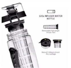 Merkloos Waterfles - Drinkfles - Waterfles Met Fruit Infuser – Zwart - 900ML 18 Merkloos Waterfles - Drinkfles - Waterfles Met Fruit Infuser – Zwart - 900ML -Waterfles Voor Buiten 1200x1152 3
