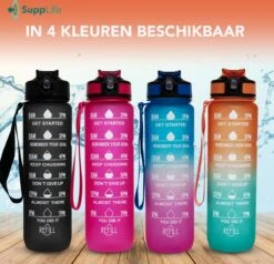 Supplife Motivatie Waterfles - 1 Liter Drinkfles - Waterfles Met Tijdmarkering - Met Rietje - Volwassenen - Kinderen - Blauw Roze - Inclusief Schoonmaakborstel 21 Supplife Motivatie Waterfles - 1 Liter Drinkfles - Waterfles Met Tijdmarkering - Met Rietje - Volwassenen - Kinderen - Blauw Roze - Inclusief Schoonmaakborstel -Waterfles Voor Buiten 1200x1156 4