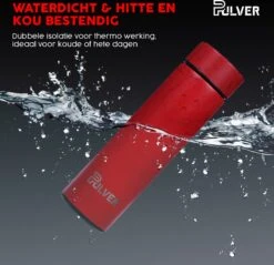 Pulver- Drinkfles - Smart - Temperatuur Meter - Dubbel Geïsoleerd - Drinkfles Kinderen & Volwassenen - Drinkflessen - Rood -Waterfles Voor Buiten 1200x1162 1