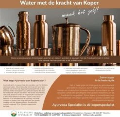 Puur Koperen Waterfles Glad - 1 Liter -Waterfles Voor Buiten 1200x1174 2