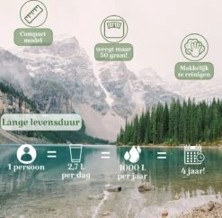 Waterfilter Survival Steddy Pro - Zuiver Gratis Drinkwater - Waterfles Waterzuivering - Waterfilter Kraan - Outdoor - FILTER 4000 LITER! -Waterfles Voor Buiten 1200x1175 7