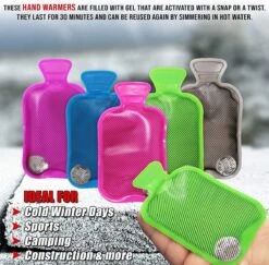BRAMBLE 5 Mini Handwarmer Kruiken - Herbruikbare Warmwaterkruiken - Knijp Of Draai Voor Directe Warmte - Perfecte Maat Voor Handschoenen En Zakken - Reizen, Sport, Camping, Wandelen -Waterfles Voor Buiten 1200x1179 2