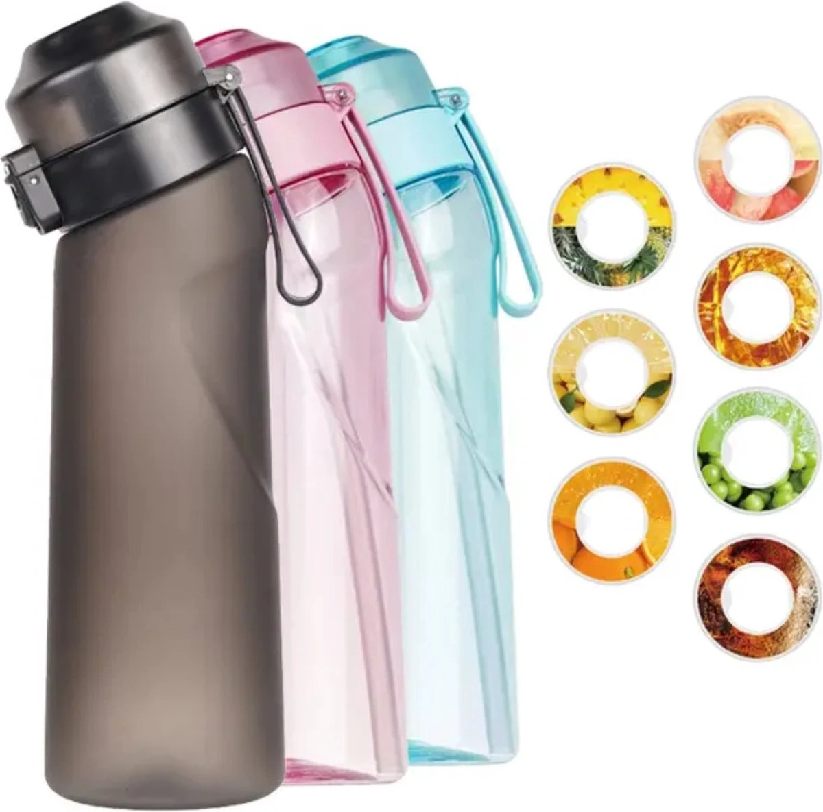 GENNIO Geurwater Drinkfles Waterfles | Zwart | Inclusief 2 Smaak Geur Pods | 650 ML | Drinkfles Waterfles | Starterskit | BPA Vrij 3 GENNIO Geurwater Drinkfles Waterfles | Zwart | Inclusief 2 Smaak Geur Pods | 650 ML | Drinkfles Waterfles | Starterskit | BPA Vrij