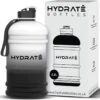 HYDRATE 2,2 Liter Sportwaterfles - Duurzaam En Extra Sterk - BPA Vrij - Ideaal Voor: Sportschool, Dieet, Bodybuilding, Buitensport, Wandelen En Kantoor - Grote Waterfles (mono). -Waterfles Voor Buiten 1200x1185 6
