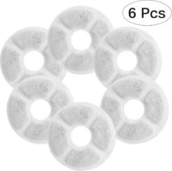 Drinkfontein Filters 6 Stuks - Navulling Kattenfontein - Water Filter - Drinkfilters - Filter Waterreservoir - Waterfilter Drinkfontein -Waterfles Voor Buiten 1200x1188 3