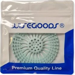 WiseGoods - Haarstopper - Haarvanger - Douche Zeef - Douche Filter - Haarfilter - Douche Afvoer - Siliconen - Blauw -Waterfles Voor Buiten 1200x1190 3