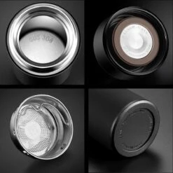 Thermosfles 500 Ml - Met Thee Filter - Mat Zwart -Waterfles Voor Buiten 1200x1198 27