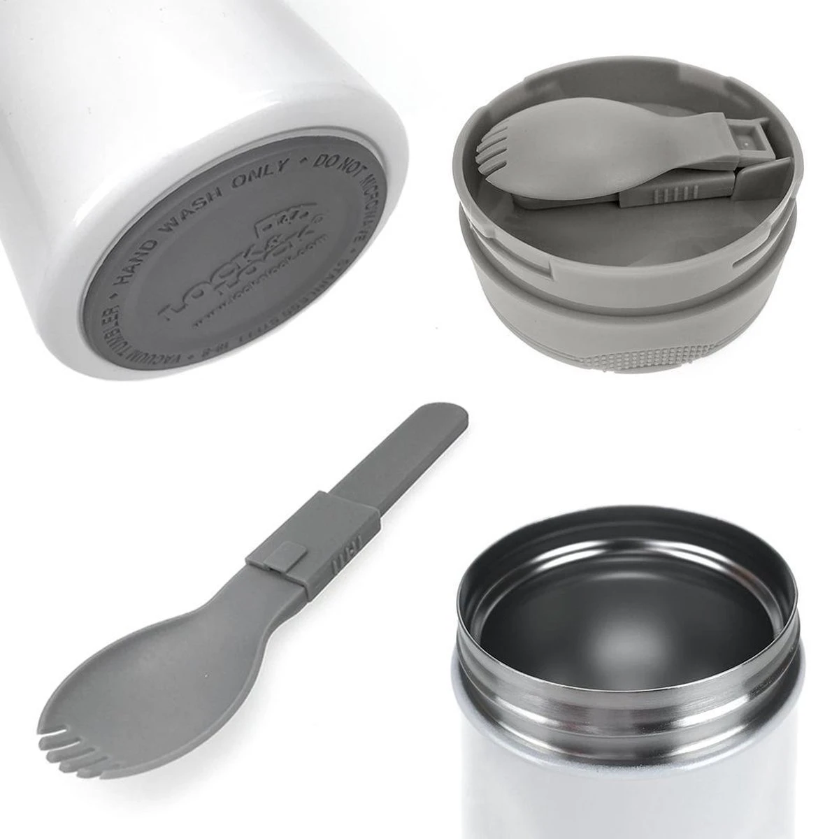 Lock&Lock RVS Thermos Lunchbox - Voedselcontainer - Voedseldrager - Lunchpot - Snackbox - Soepbeker To Go - Warme Maaltijden - Volwassenen - 500ml - Houdt Tot 6 Uur Warm - Lekvrij - Wit 4 Lock&Lock RVS Thermos Lunchbox - Voedselcontainer - Voedseldrager - Lunchpot - Snackbox - Soepbeker To Go - Warme Maaltijden - Volwassenen - 500ml - Houdt Tot 6 Uur Warm - Lekvrij - Wit - Afbeelding 2