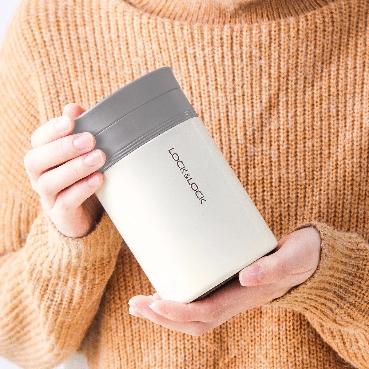 Lock&Lock RVS Thermos Lunchbox - Voedselcontainer - Voedseldrager - Lunchpot - Snackbox - Soepbeker To Go - Warme Maaltijden - Volwassenen - 500ml - Houdt Tot 6 Uur Warm - Lekvrij - Wit 5 Lock&Lock RVS Thermos Lunchbox - Voedselcontainer - Voedseldrager - Lunchpot - Snackbox - Soepbeker To Go - Warme Maaltijden - Volwassenen - 500ml - Houdt Tot 6 Uur Warm - Lekvrij - Wit - Afbeelding 3