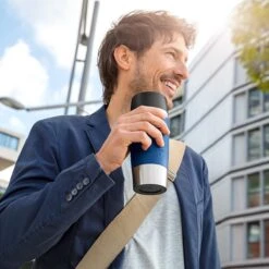 Emsa Thermo Mok Blauw 0.36L -Waterfles Voor Buiten 1200x1200 1318