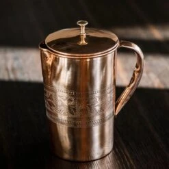 Puur Koperen Kan Bloempatroon - 1,5 Liter 14 Puur Koperen Kan Bloempatroon - 1,5 Liter -Waterfles Voor Buiten 1200x1200 1388