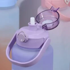 Merkloos Waterfles 2 Liter - Motivatie Waterfles - Waterfles Met Rietje - 2 Liter Waterfles - 2 Liter Drinkfles - Sportfles - Waterfles Met Tijdmarkering - 2 Liter -Waterfles Voor Buiten 1200x1200 23