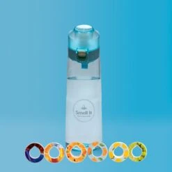 Smell It Water Bottle - Proefpakket Sky Blue 750ml - Waterfles Met Geurpods - Incl 6 Geurpods - Drinkfles Voor Kinderen