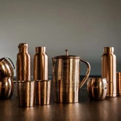 Puur Koperen Waterfles Glad - 1 Liter -Waterfles Voor Buiten 1200x1200 254