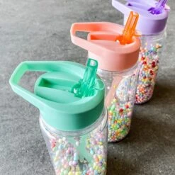 Drinkfles Macaron Popsicles Coral - Petit Monkey -Waterfles Voor Buiten 1200x1200 296